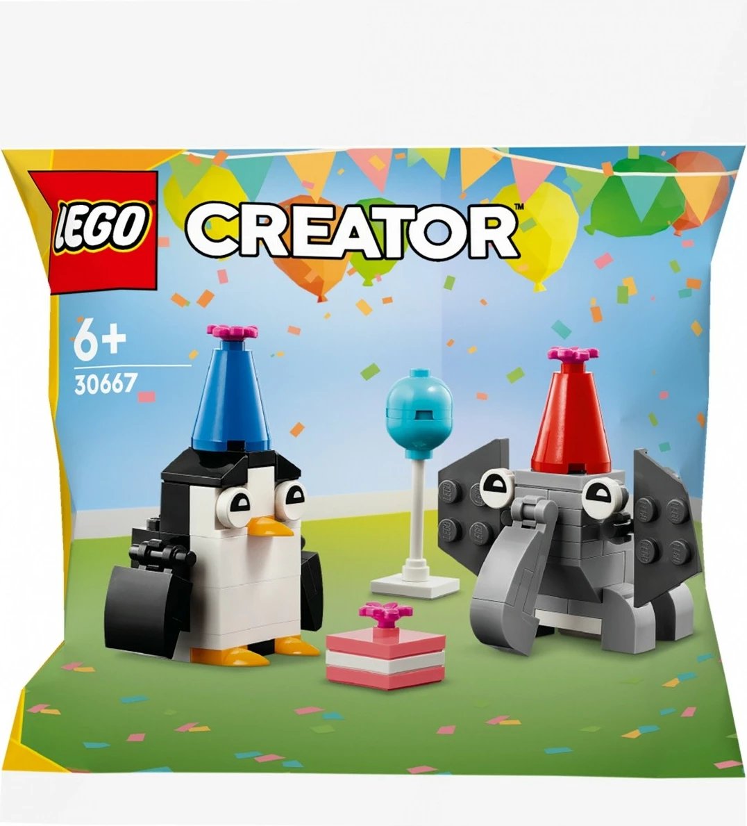 Set LEGO Creator 30667 Birthday Party with Animals, 72 pjesë, plastikë