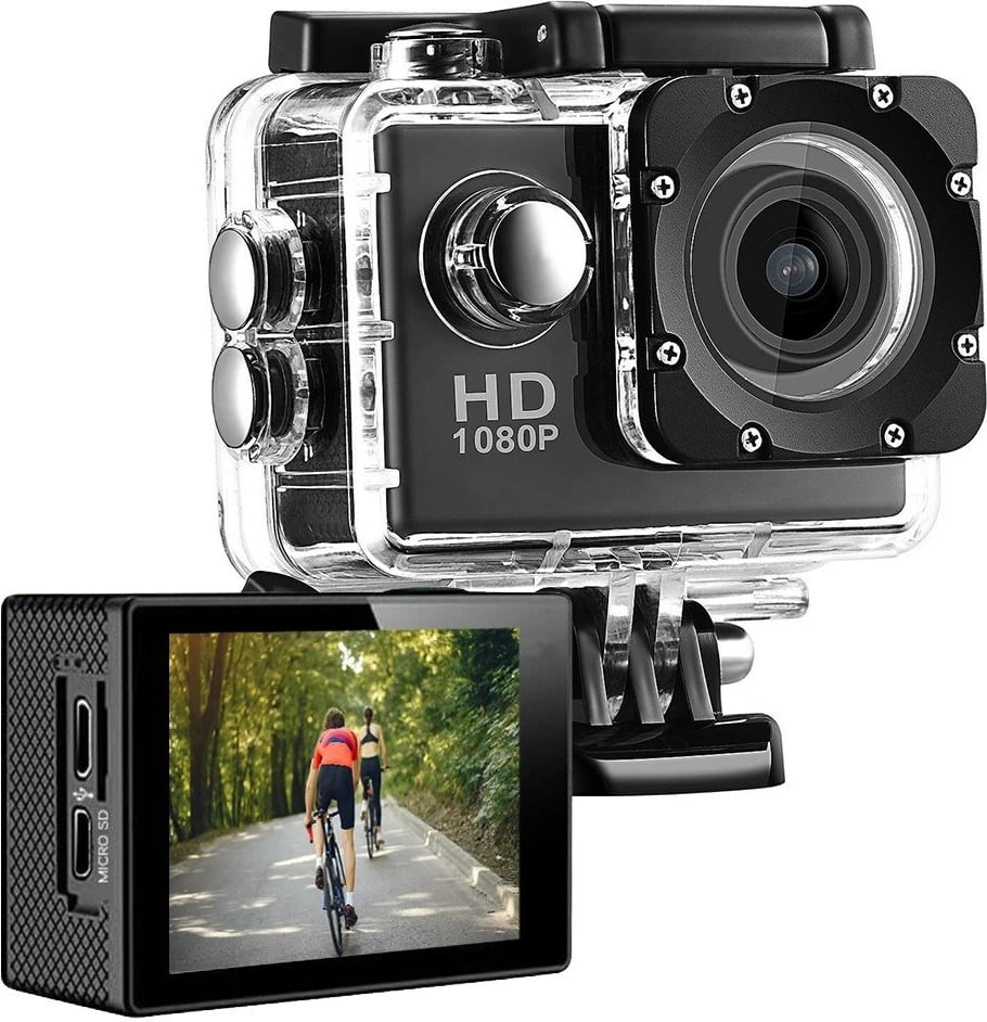 Kamerë sportive Extralink EX.32121, 16 MP, Full HD, E zezë