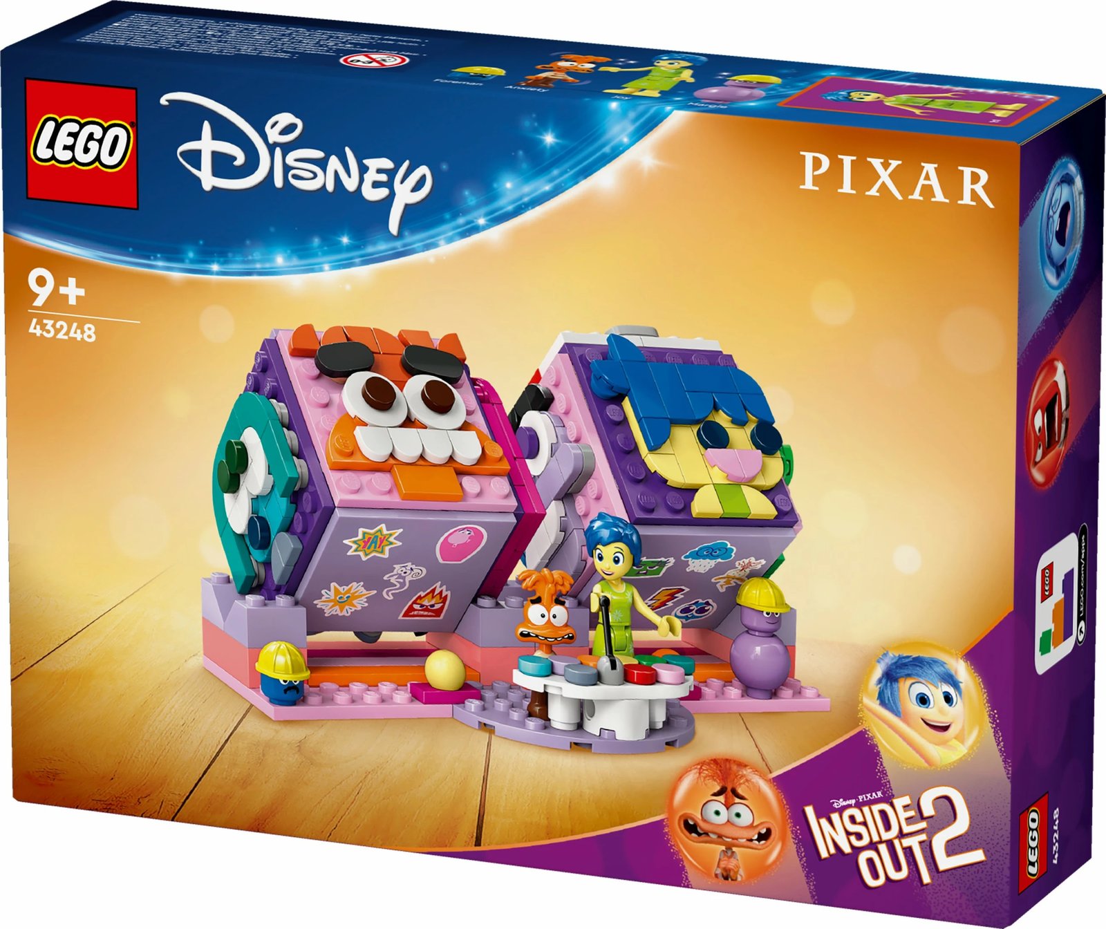 Set ndërtimi LEGO Disney Pixar 43248, Inside Out 2, shumëngjyrësh
