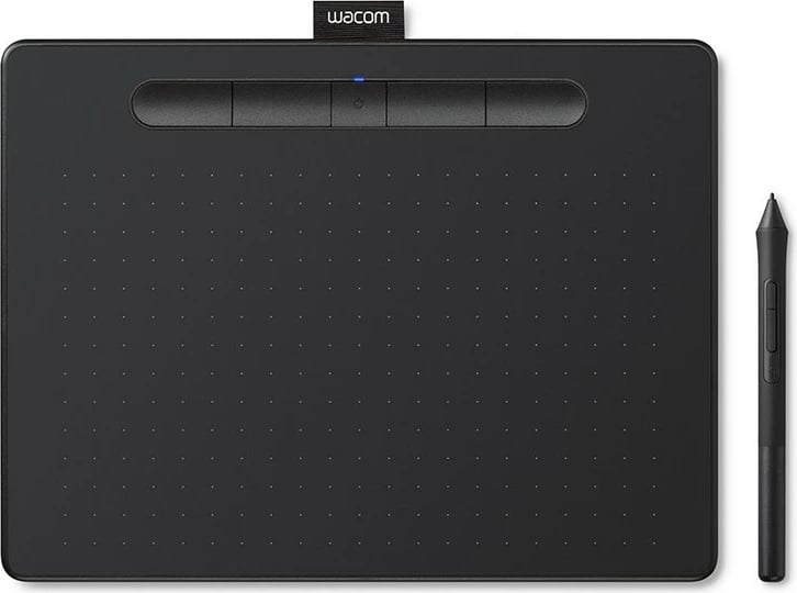 Tablet grafike Wacom Intuos M Bluetooth, Wired & Wireless, 2540 lpi, 216 x 135 mm, USB/Bluetooth, 7 mm, Pen, e zezë