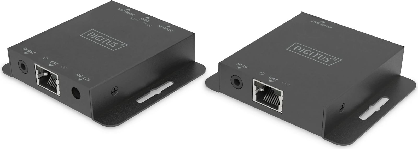 Set HDMI extender Digitus 4K, 70m, AV transmetues & pranues, i zi