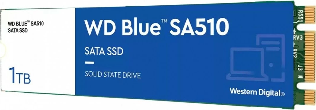 SSD Western Digital Blue SA510, 1TB, M.2 2280, SATA III