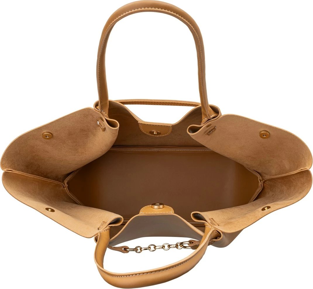 Çantë tote ngjyrë mustard Lucky Bees, 1249