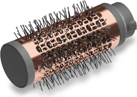 Furçë rrotulluese me ajër të nxehtë BaByliss Air Style 1000 AS136E 1000W, jonizim, set me 4 pjesë, bakër e zezë