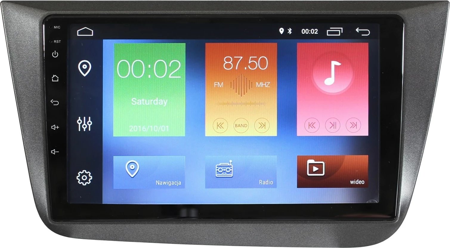 Radio navigacion GPS për vetura, AUTO NAWIGACJE FR9 2/64 RDS1 SE 011N, për Seat Altea 2004-2012, Android