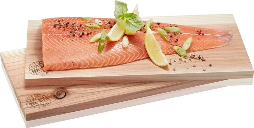 Set dërrasa BBQ prej druri kedri GEFU G-89536 XXL, 2 copë