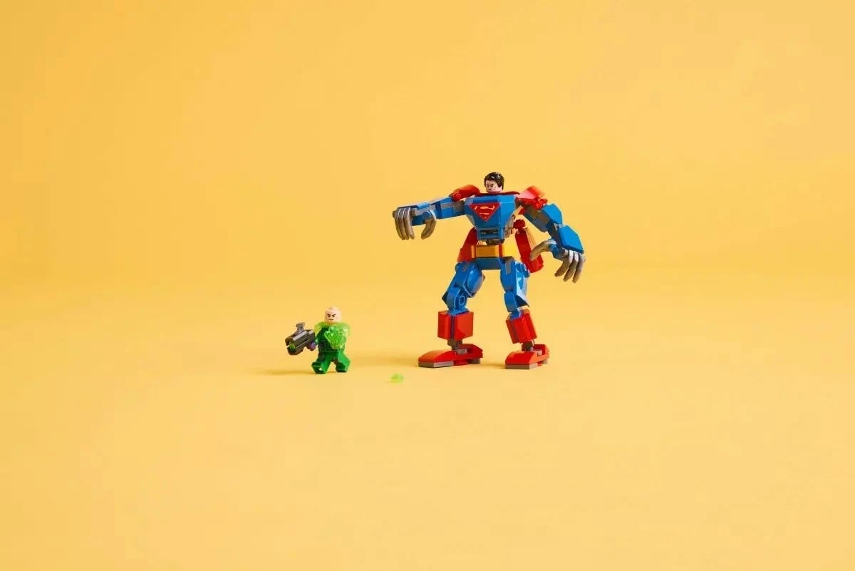 Set LEGO DC 76302 Superman Mech vs. Lex Luthor, për fëmijë 6+