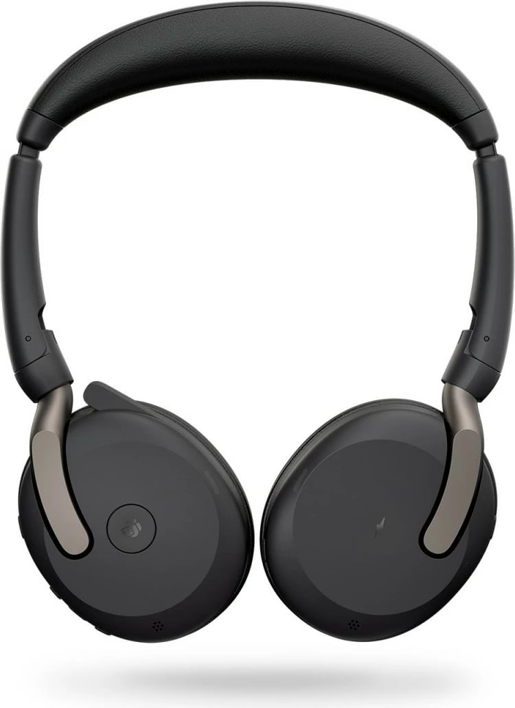 Kufje Jabra Evolve2 65 Flex Link380a MS Stereo, pa tela, me mikrofon, e zezë