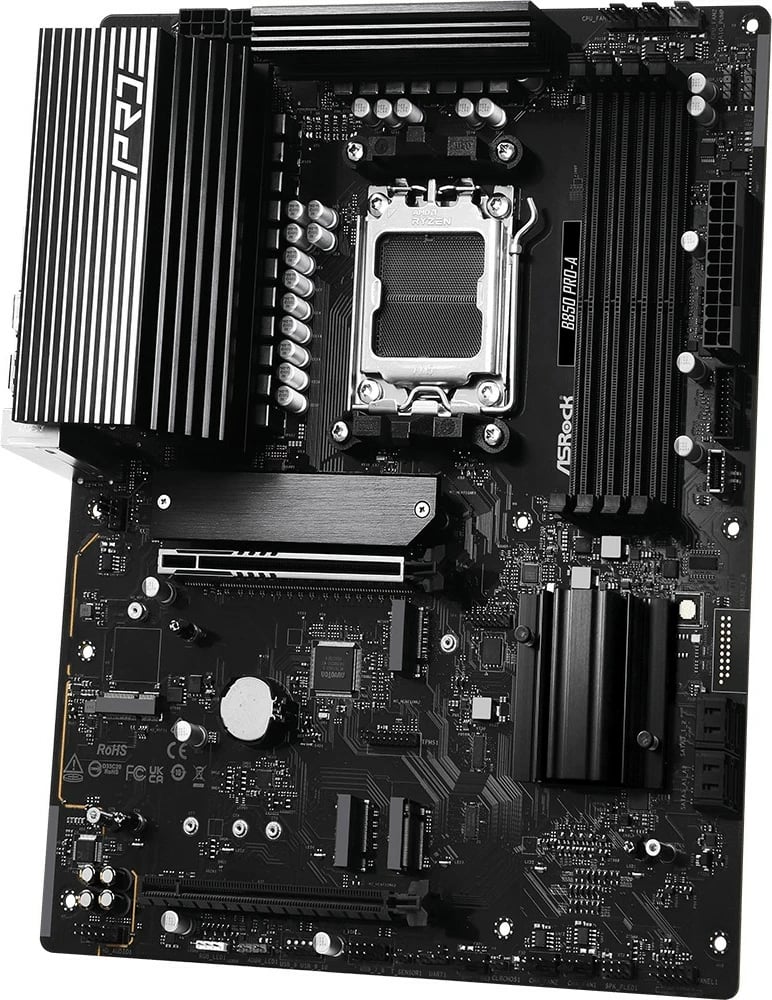 Pllakë amë ASRock B850 Pro-A, Socket AM5, DDR5, 256GB, e zezë