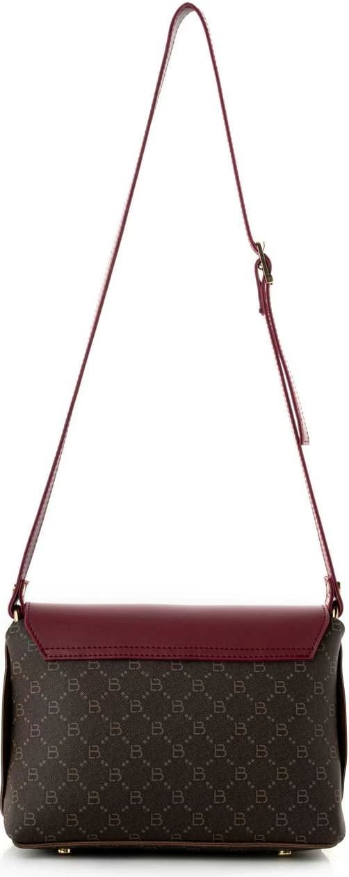 Çantë crossbody Lucky Bees, kafe dhe e kuqe e errët, 1278