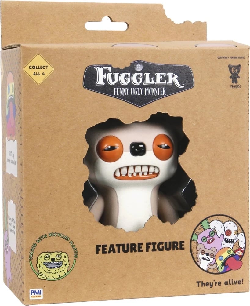 Figurë koleksionuese Fuggler Teddy Bear Nightmare, 11.5 cm, bezhë
