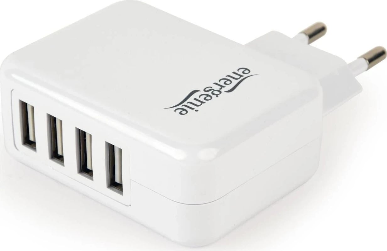 Karikues Gembird me 4 porta USB 3.1, bardhë
