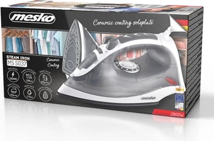 Hekur me avull Adler Mesko MS 5037, 3400 W, Gri