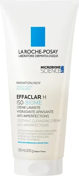 Krem pastrues fytyre La Roche-Posay Effaclar H Iso-Biome unisex 200ml