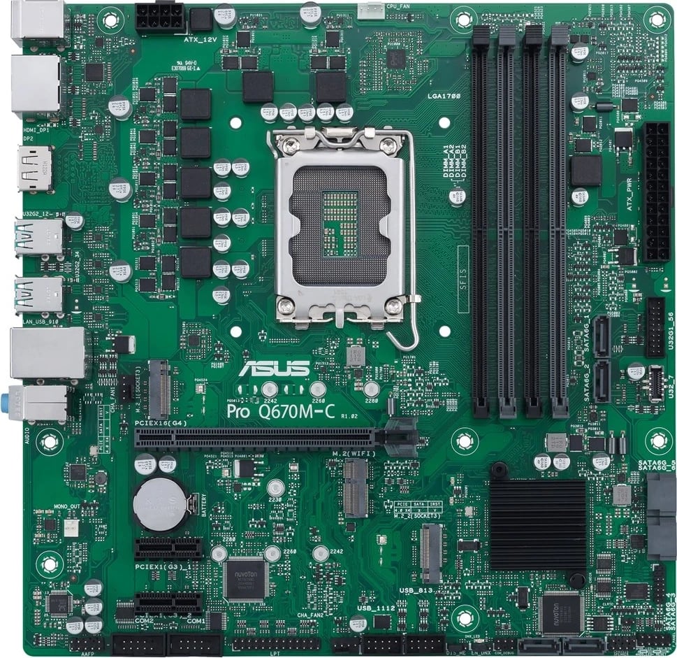 Pllakë amë ASUS PRO Q670M-C-CSM, LGA 1700, micro ATX