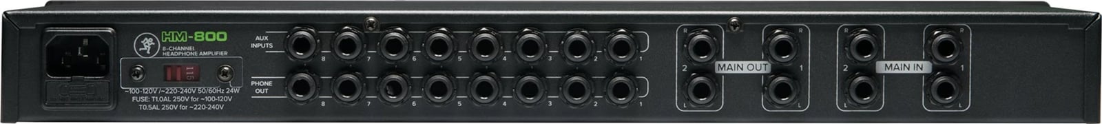 Amplifikator Mackie HM-800, i zi