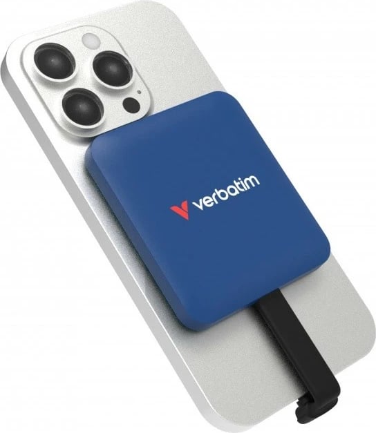 Disk i jashtëm SSD Verbatim SnapBack DQVE32075PLG 1TB USB 3.2 Gen 2x2 2000/1600 MB/s MagSafe Apple ProRes 4K/60fps blu