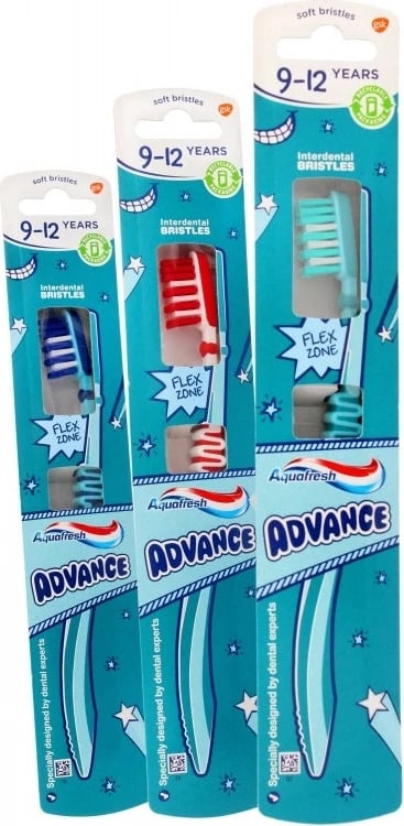 Furçë dhëmbësh për fëmijë Aquafresh Advance 1 copë