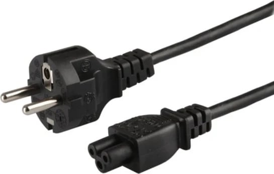 Kabllo fuqie Savio CL-81, e zezë, 1.8 m, Tipi E IEC C5