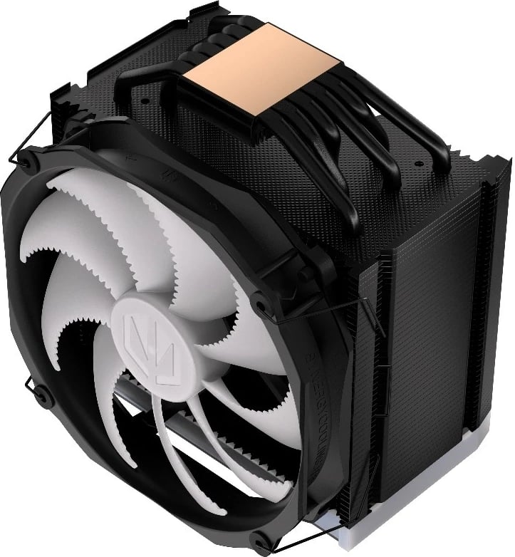 Ftohës CPU Endorfy Fortis 5 Black ARGB EY3A014, me ndriçim ARGB, i zi