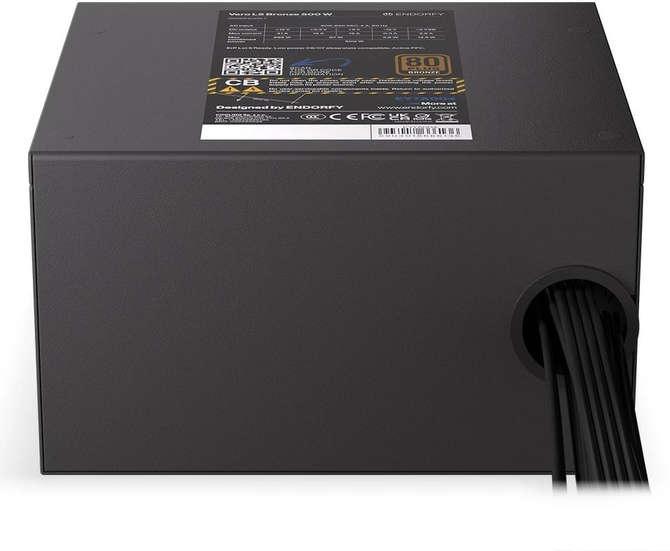 Furnizues energjie Endorfy Vero L5, 500W, 80 PLUS Bronze, i zi
