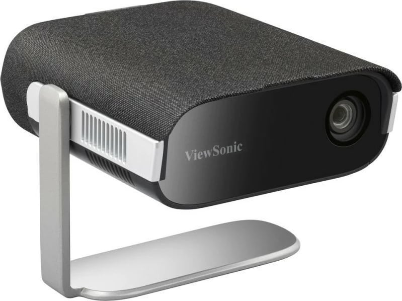 Projektor portativ Viewsonic M1XE, LED, WVGA, 16 GB, i zi dhe argjendtë