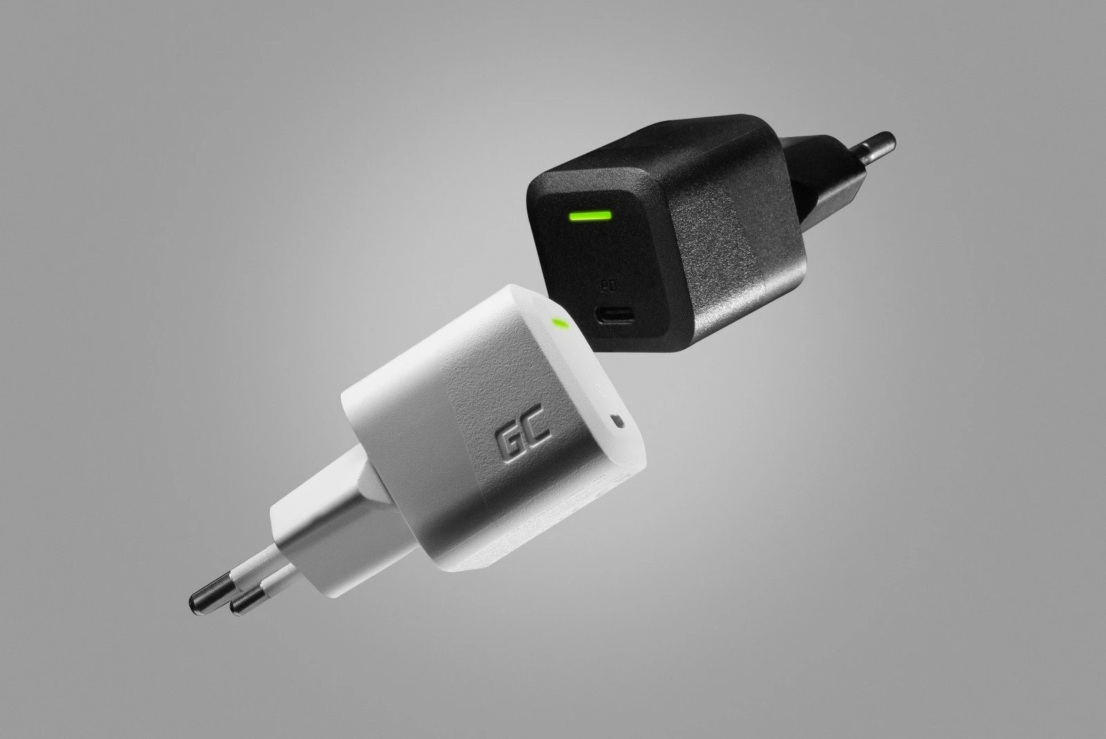 Karikues muri Green Cell PowerGaN 33W, USB-C, i bardhë