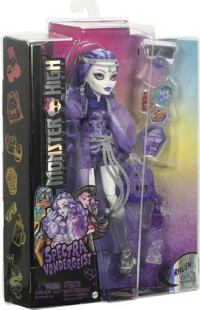Lodër Monster High Spectra Vondergeist, MATTEL, Multikolor