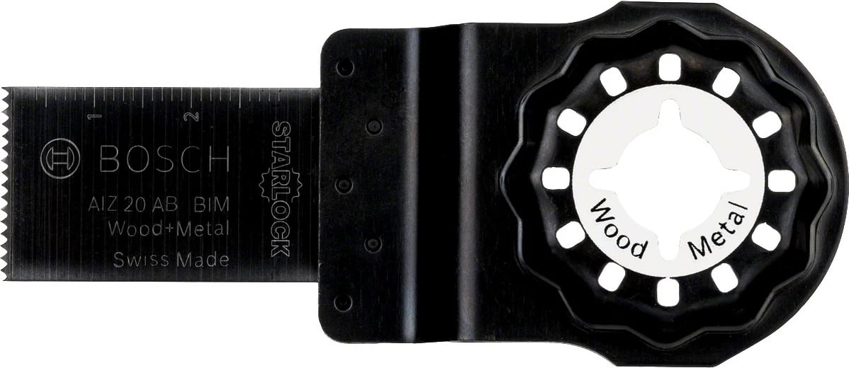 Teh zëvendësues Bosch AIZ 20 AB, për prerëse, 3 cm, për metal jo-ferroz dhe gipskarton, zi