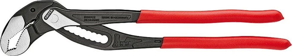 Pinca ujë Knipex 88 01 400, 400mm, krom-vanadium, dorezë plastike, e kuqe