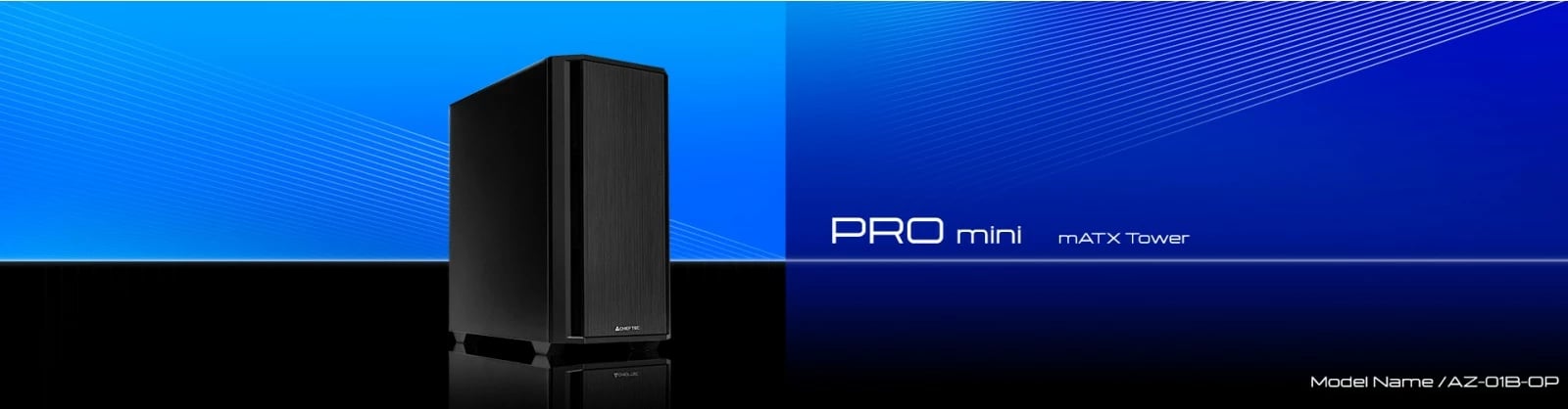 Kasë Chieftec AZ-01B-OP, Mini Tower, PC, micro ATX, Mini-ITX, uATX, e zezë