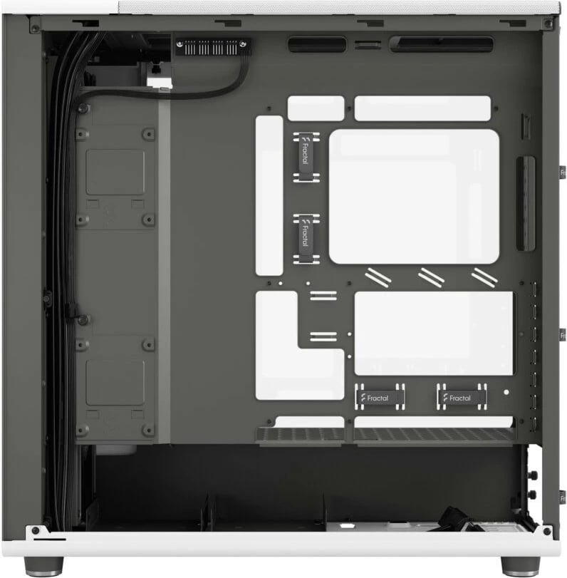 Kasë Fractal Design North XL RC Chalk White TG Clear, ATX, E-ATX, xham i temperuar, e bardhë