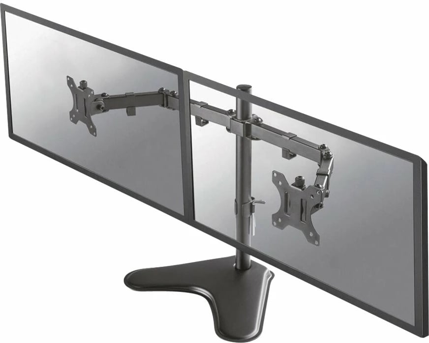 Mbajtës tavoline për dy monitorë Neomounts FPMA-D550DDBLACK, 10-32", i zi