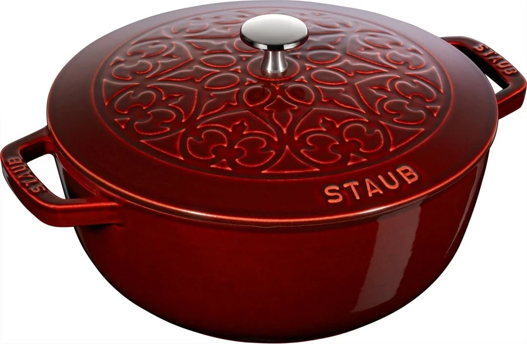 Tenxhere gize e rrumbullakët STAUB, 3.5 ltr, Grenadine
