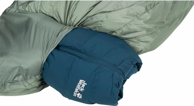 Thes gjumi për meshkuj dhe femra Jack Wolfskin, jeshile