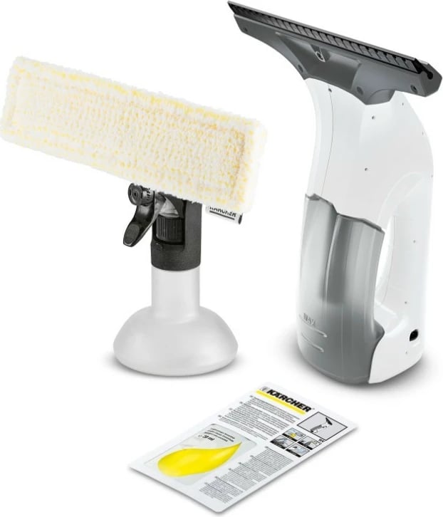 Pastrues dritaresh Karcher WV 1 Plus, 1.633-608.0, i bardhë, me aksesorë