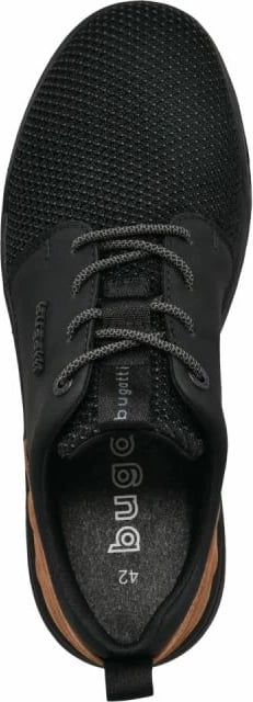 Këpucë për meshkuj Bugatti, të zeza