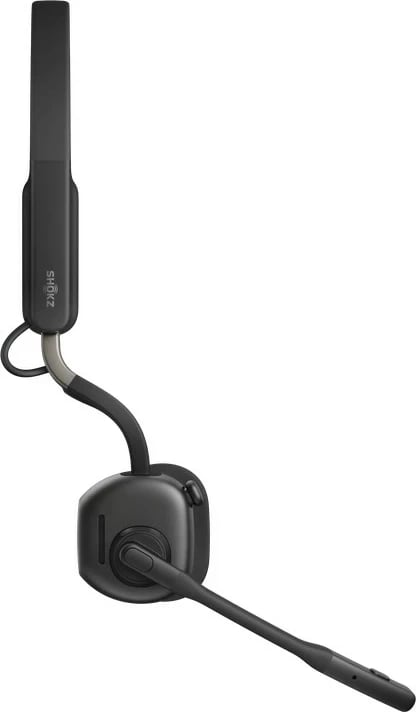 Kufje SHOKZ OpenMeet Wireless Bluetooth, Bone Conduction, për videokonferenca, E zezë