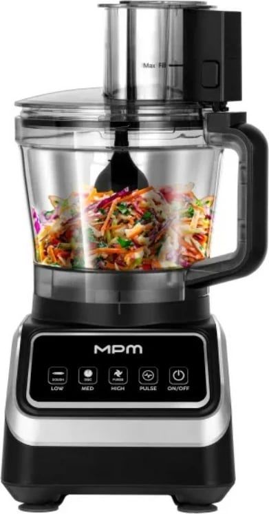 Robot kuzhine MPM MRK-27, 2600 ml, 2000 W, i zi/argjend