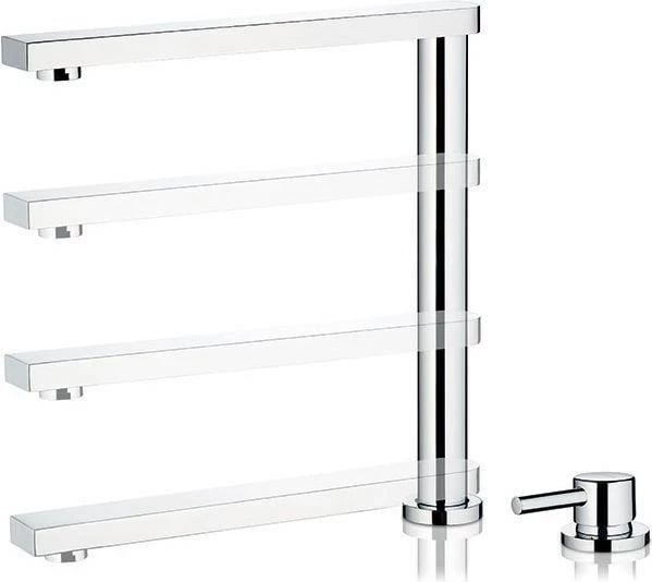 Rubinet kuzhine PYRAMIS SATELLITA 3/8', metal, krom