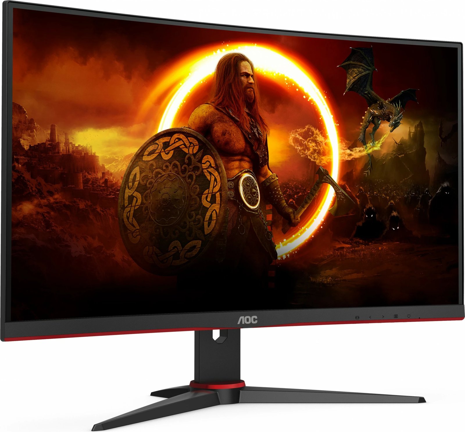 Monitor AOC G2 C27G2ZE/BK, 27", Full HD, LED, 0.5 ms, i zi, i kuq