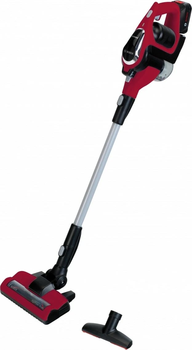 Lodër fshesë me korrent Klein Bosch Unlimited, për fëmijë, e kuqe/zezë/argjend