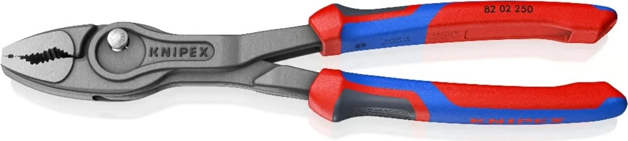 Darë KNIPEX Twing Grip, 250mm, kuqe/blu