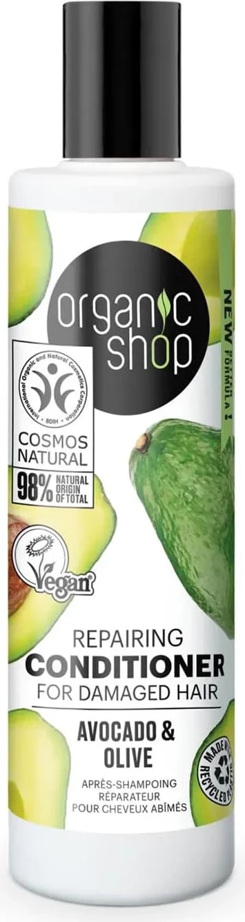 Kondicioner për flokë unisex Organic Shop Avocado Repairing, 280ml