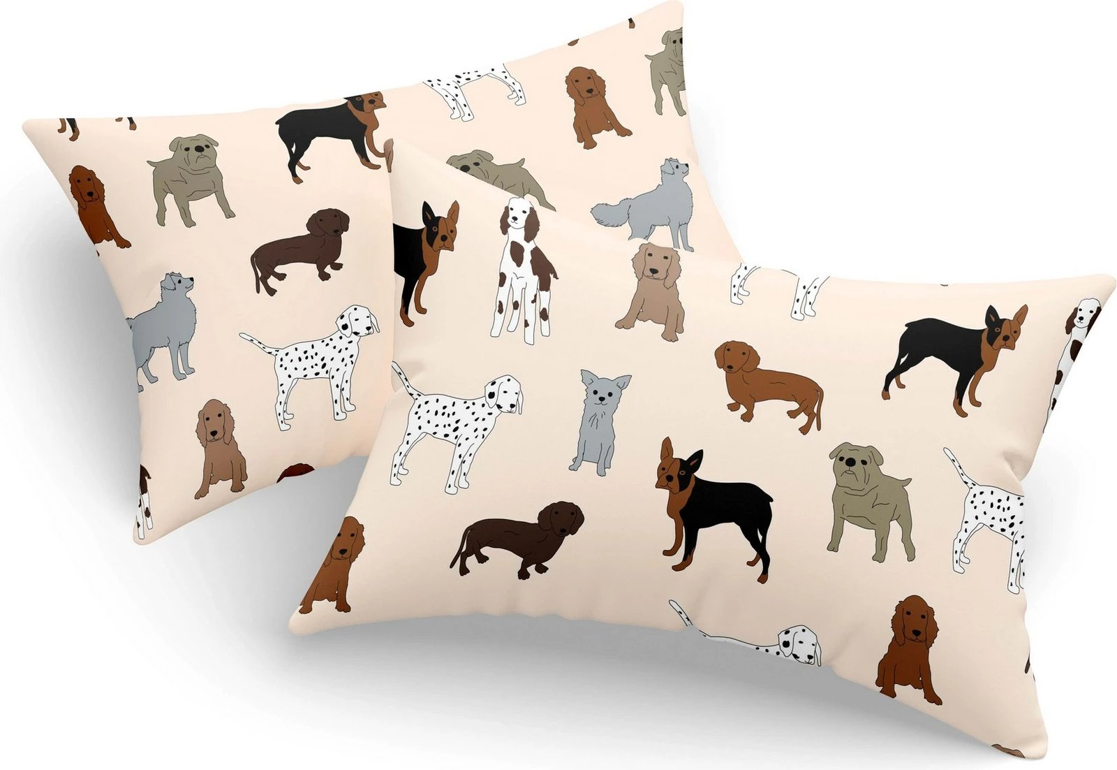 Set këllëfësh jastëku (2 copë), L'essentiel, Havhav, ngjyrë krem