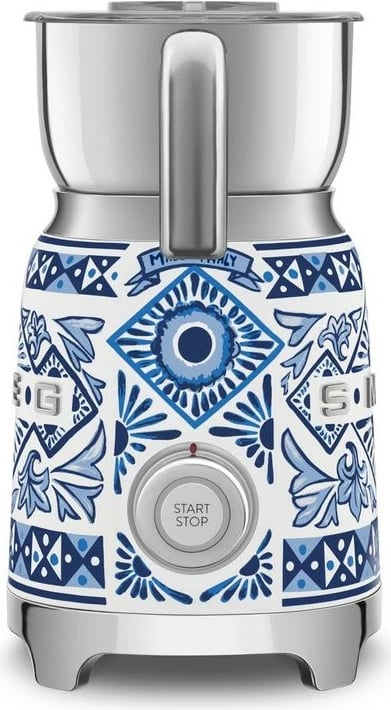 Makineri qumështi SMEG MFF01DGBEU Dolce & Gabbana Blu Mediterraneo, 500W, inoks