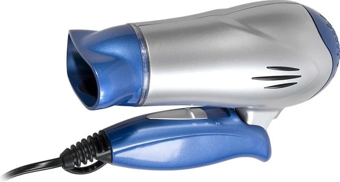 Tharëse flokësh, Lafe, SWS-001.1, 1200 W, 3 shpejtësi, dorezë palosëse, me koncentrator, blu/argjendtë