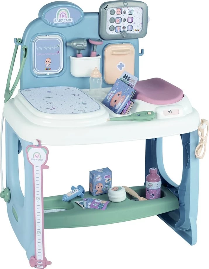 Aksesor kukullash Smoby 7600240305, set loje Baby Care, multikolor