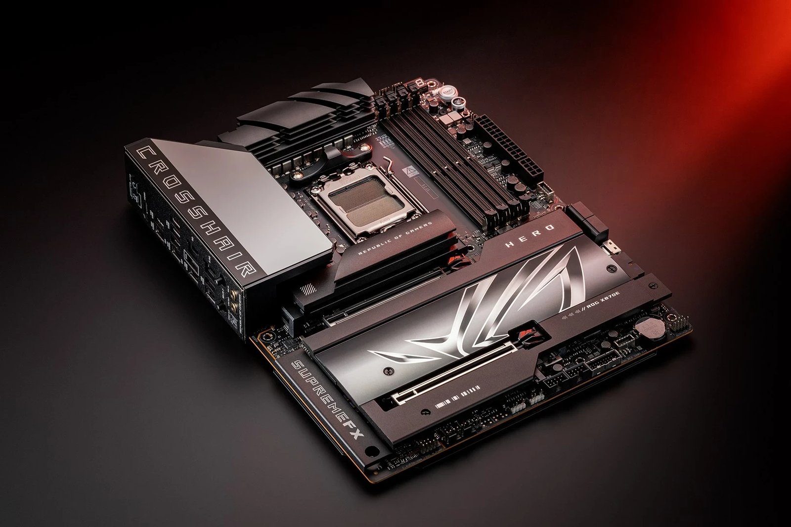 Pllakë amë ASUS ROG CROSSHAIR X870E HERO, Socket AM5, ATX Pllakë amë ASUS ROG CROSSHAIR X870E HERO, Socket AM5, ATX