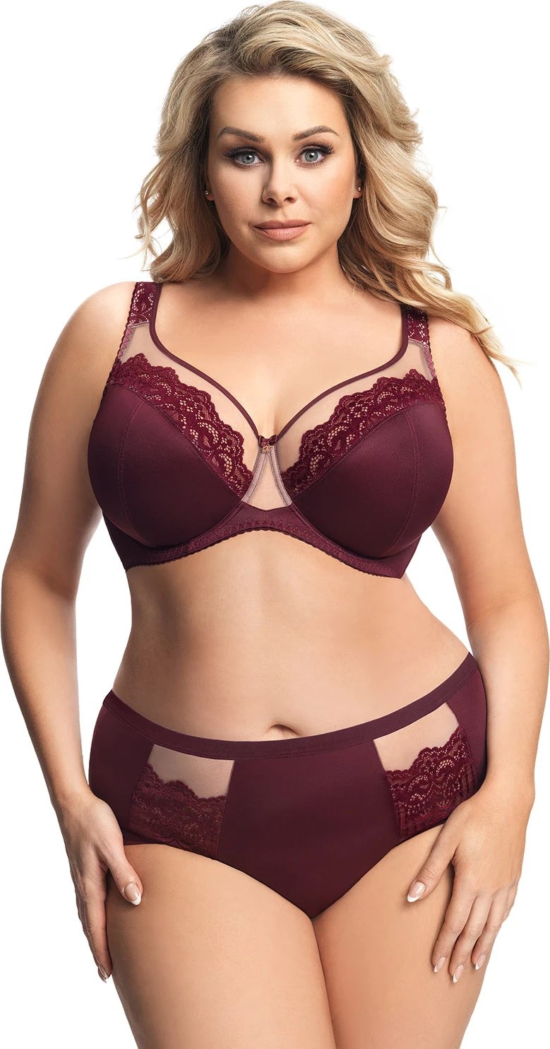 Sutjenë Gorsenia Lingerie Luisse K441, e kuqe